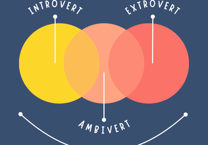 A diagram of three circles with different colors.